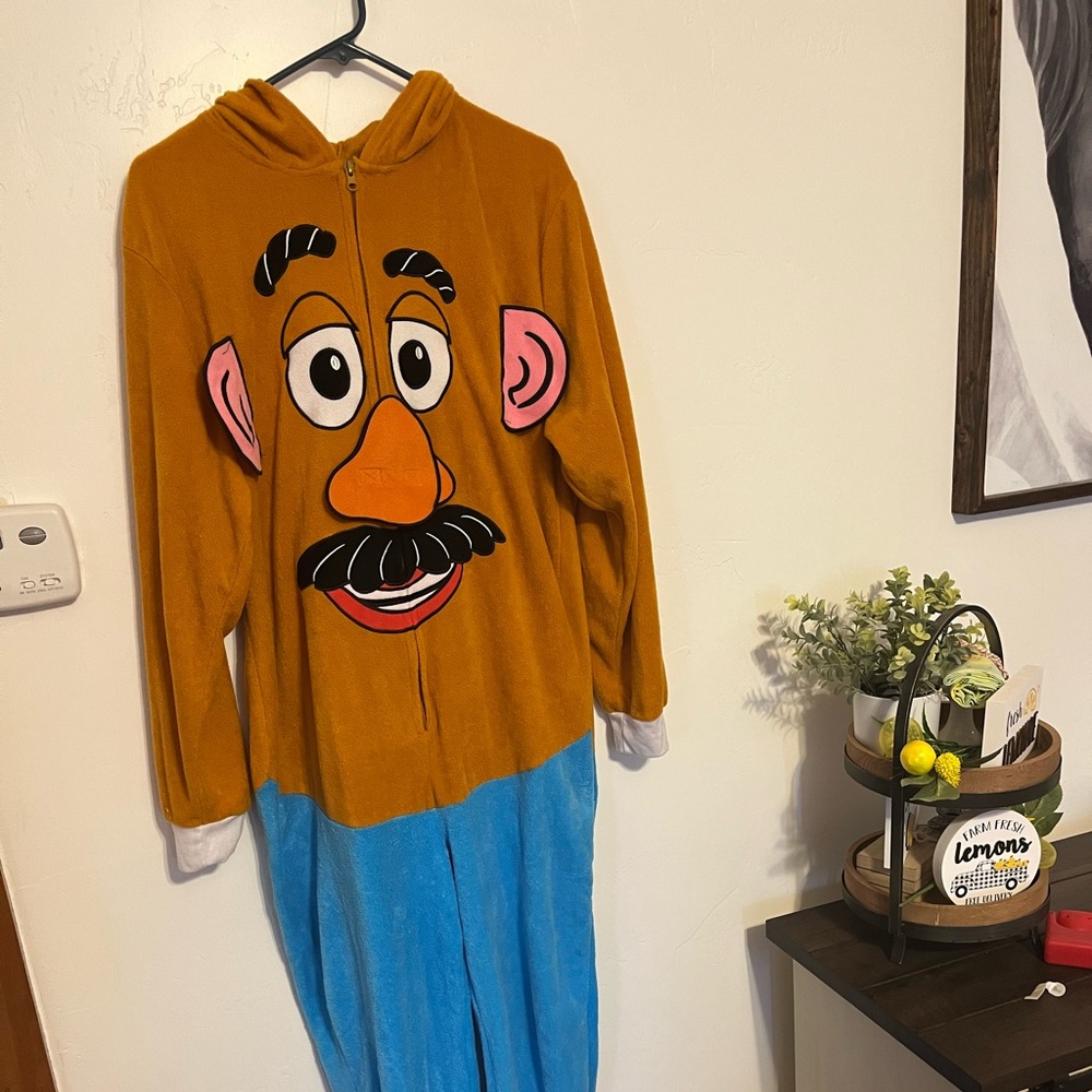 Mr Potato Head costume pajama onesie